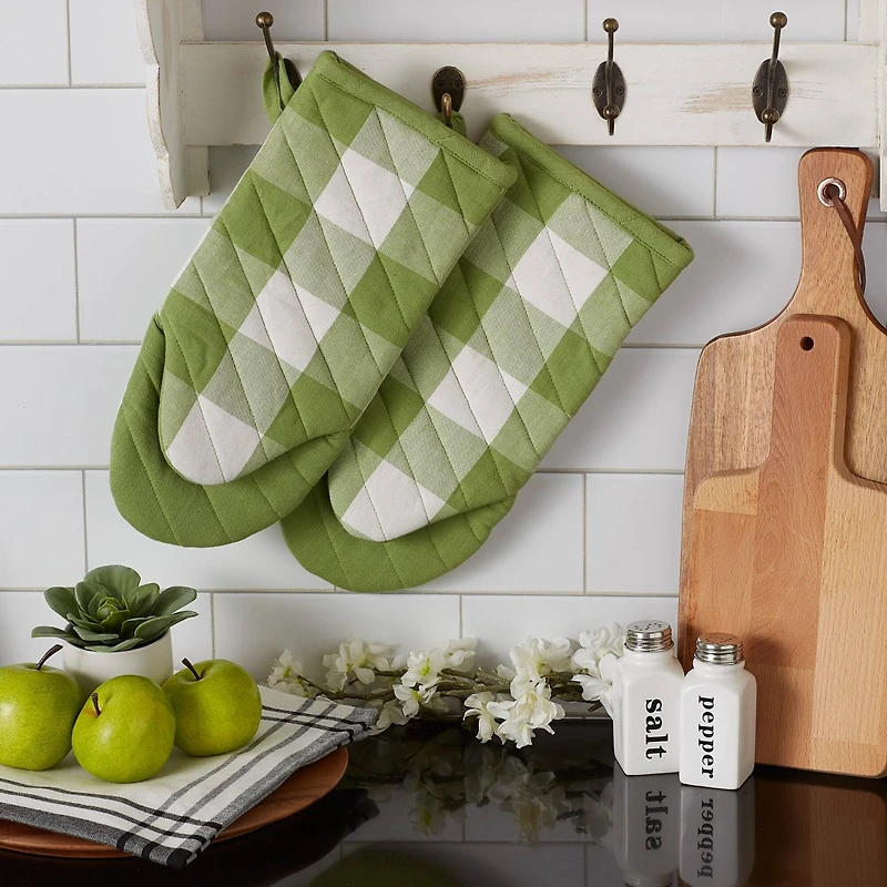 DII® Buffalo Check Oven Mitts