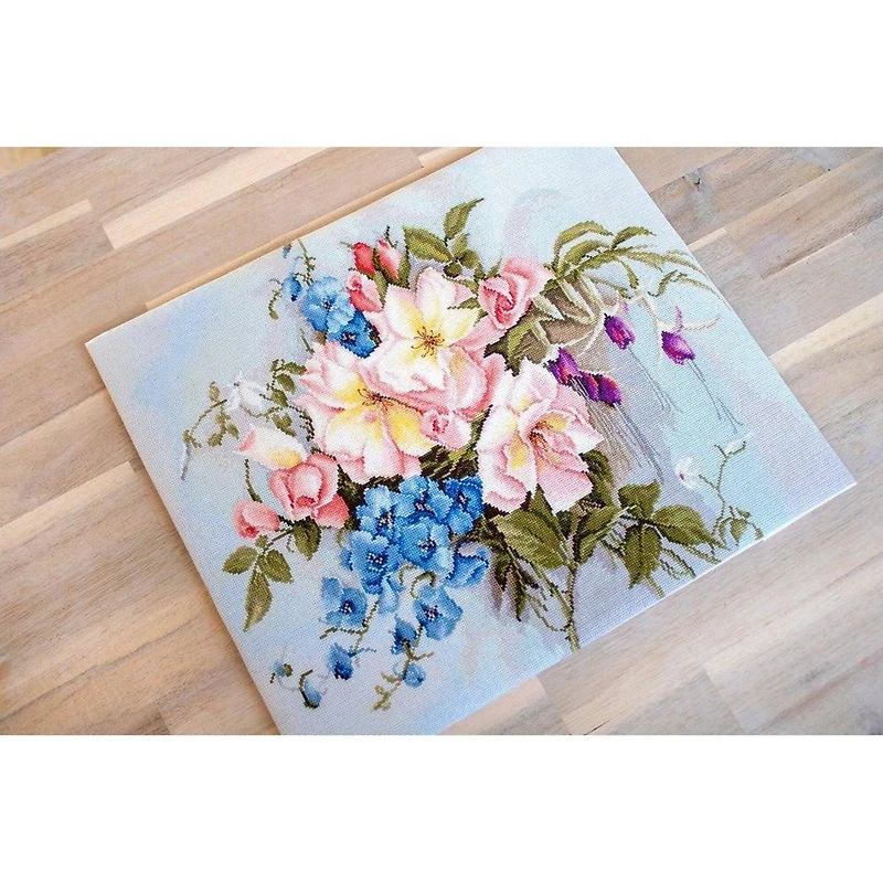 Luca-s Bouquet With Bells Counted Cross Stitch Kit