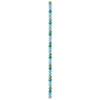 12 Pack: Aqua Mix Lentil Glass Beads, 6mm by Bead Landing™