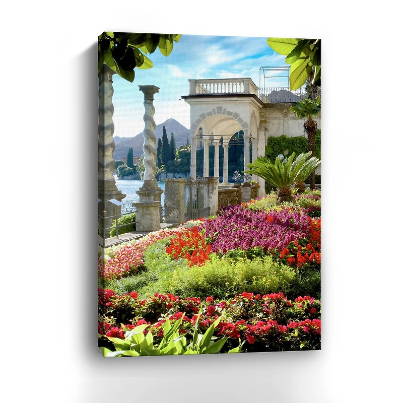 Lumaprints Giardino sul Lago No.4 Canvas Wall Art