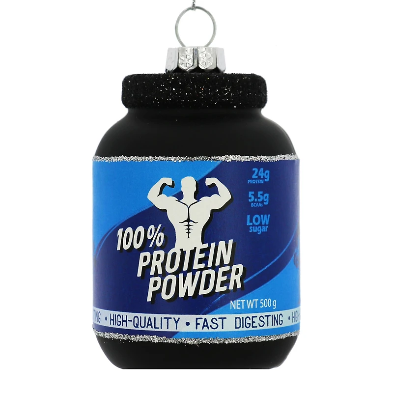 3.75" Glass Protein Powder Ornament by Ashland®