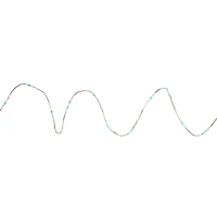 100ct Micro Fairy Christmas Lights - 16ft - Green LED - Copper Wire