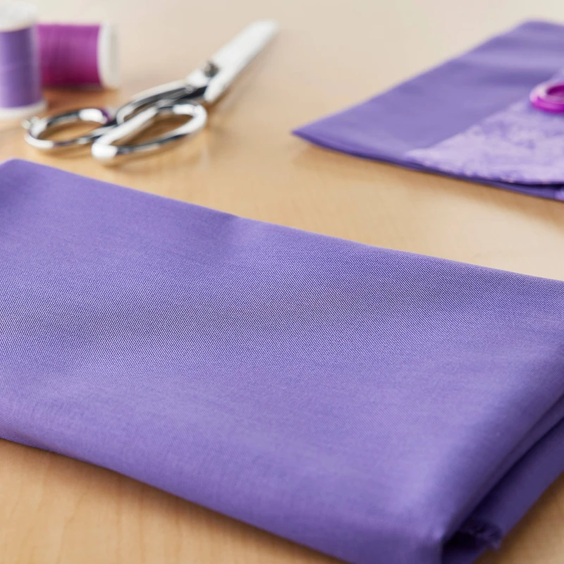 Springs Creative Purple Solid Cotton Fabric