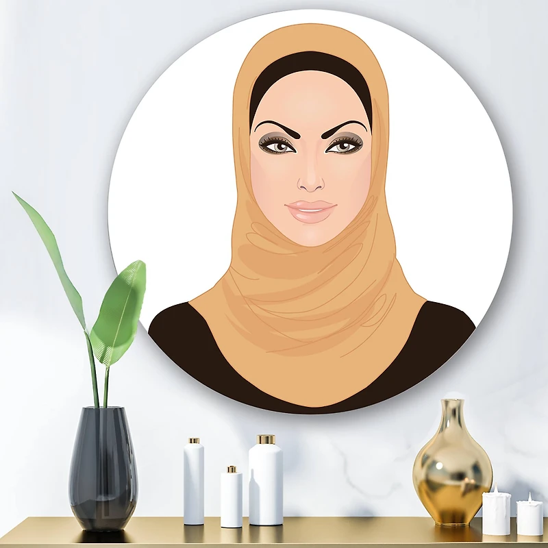 Designart - Portrait of Muslim Woman In Traditional Hijab