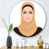 Designart - Portrait of Muslim Woman In Traditional Hijab
