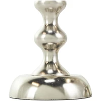 Contemporary Aluminum Taper Candle Holder Set