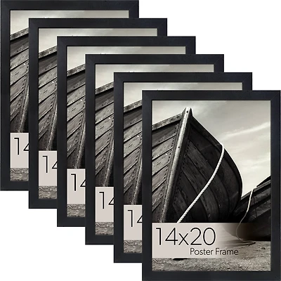 WallsThatSpeak Vertically or Horizontally Hanging Black Picture Frame