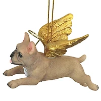 Design Toscano Honor the Pooch French Bulldog Angel Ornament