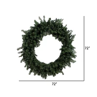 72" Canadian Pine Wreath
