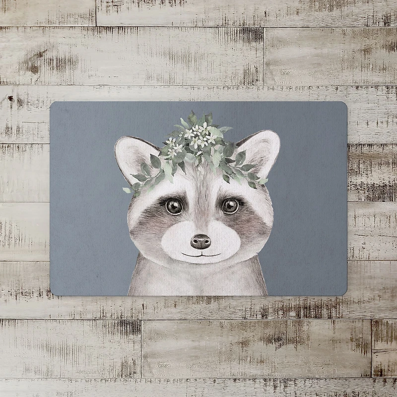 Sweet Raccoon 18" x 27" Floor Mat
