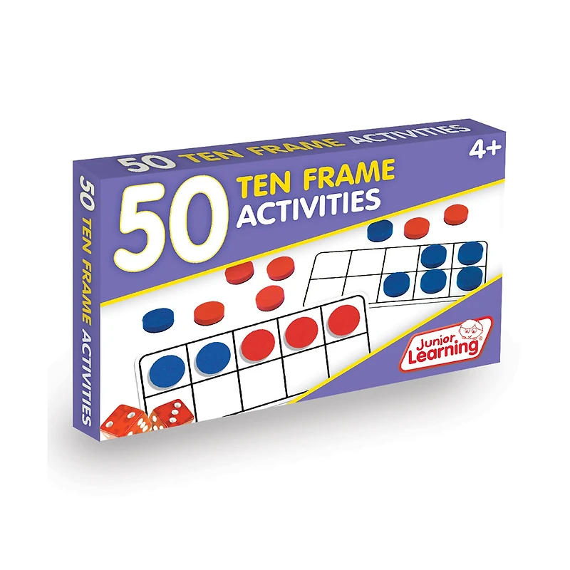 Junior Learning® 50 Ten Frame Activities Learning Set