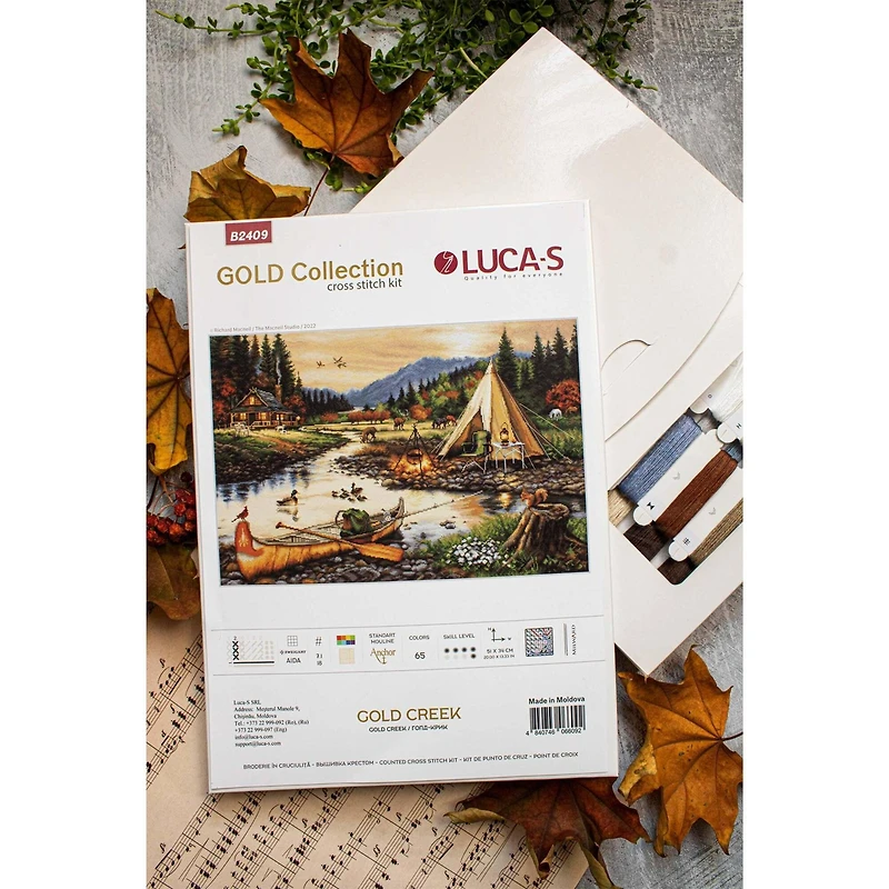 Luca-S Gold Creek Counted Cross Stitch Kit