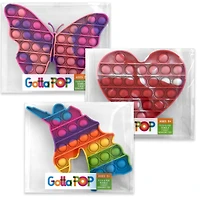 GottaPop Butterfly, Heart & Unicorn Pop It Fidget Toys, 3ct.