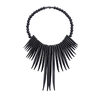 Black Wood Bohemian Wall Decor, 13" x 13" x 3"