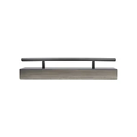 Melannco MDF & Metal Railing 24" Shelf