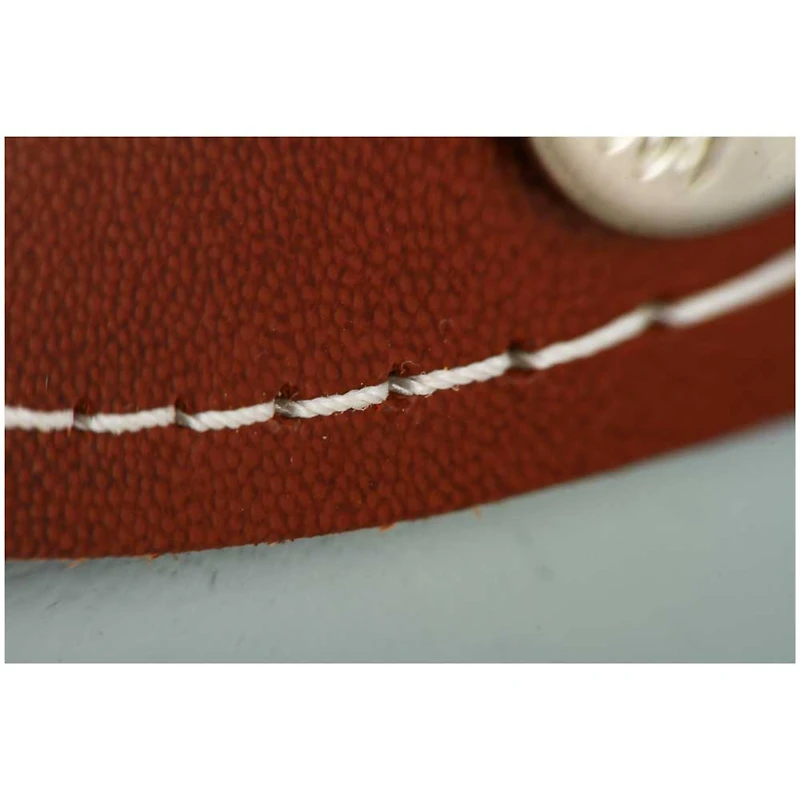 JAM Paper Brown & Gray Leather Business Card Holder Case with Snap Closure