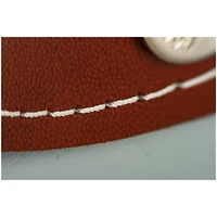 JAM Paper Brown & Gray Leather Business Card Holder Case with Snap Closure