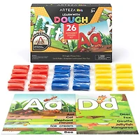 Arteza® Kids Alphabet Learn By Dough Kit, 43 pcs