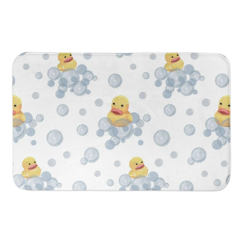 Rubber Duckies Bath Mat