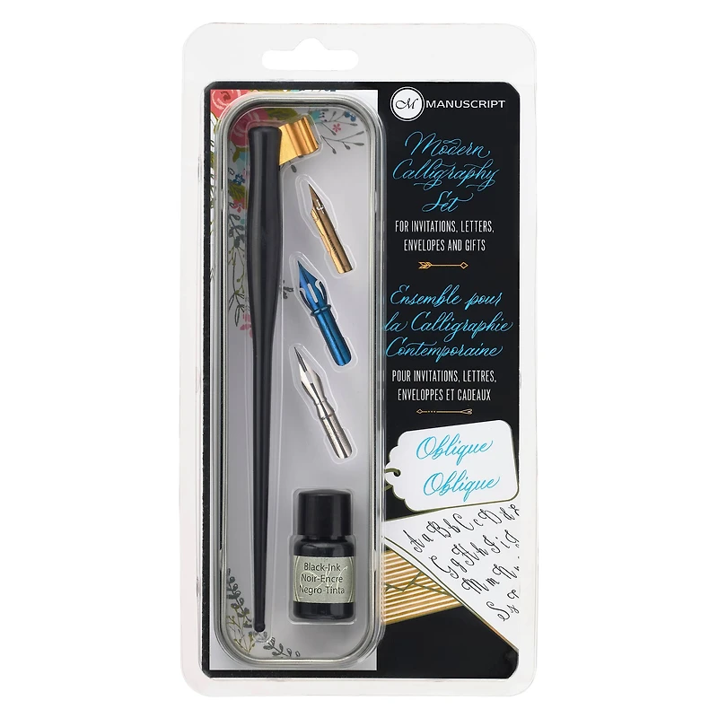 Manuscript Modern Oblique Calligraphy Set