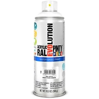 Pintyplus Matt Pure White Evolution Water-Based Spray Paint, 11.18oz.