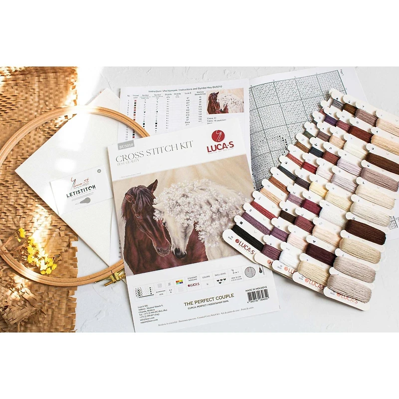 Luca-S The Perfect Couple Counted Cross Stitch Kit