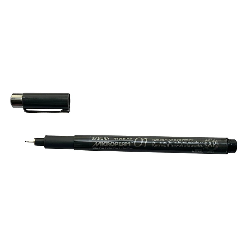 MicroPerm® Black Ultra Fine Line Permanent Ink Pen