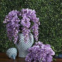 Artificial Lavender Wisteria Bush