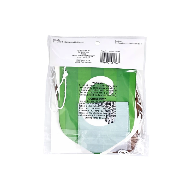 12 Pack: 5ft. Game Time Football Banner Set by Celebrate It™