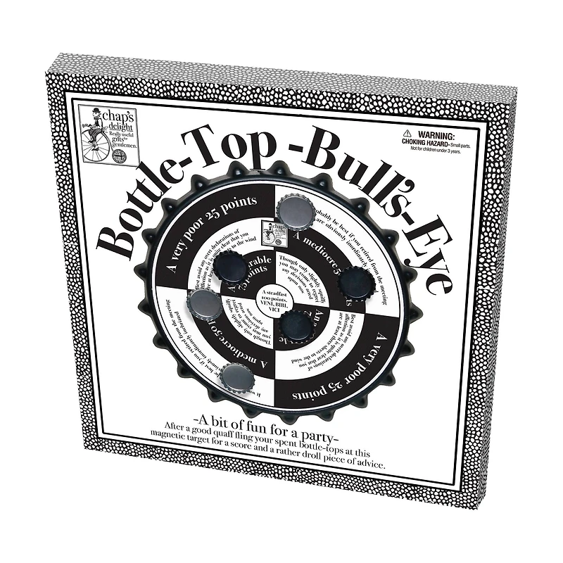 Bottle-Top Bull's-Eye Game