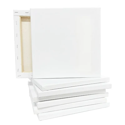 8 Pack 10" x 10" Super Value Canvas by Artist's Loft®