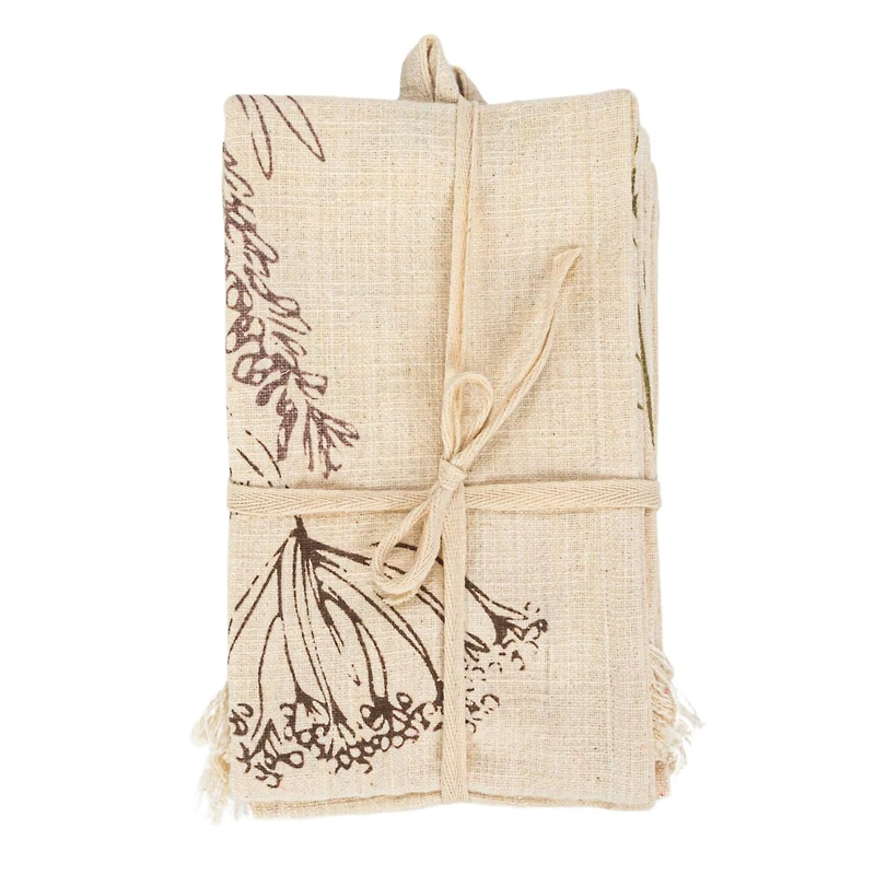 Hello Honey® Minimalist Flower Print Kitchen Towels, 2ct.