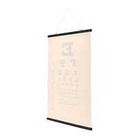Canvas & Wood Eye Chart Wall Scroll