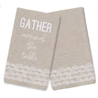 Gather Half Moon 16" x 25" Tea Towel Set of 2