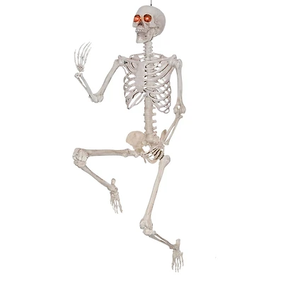 5ft. Poseable Skeleton with Red LED Eyes by Ashland®