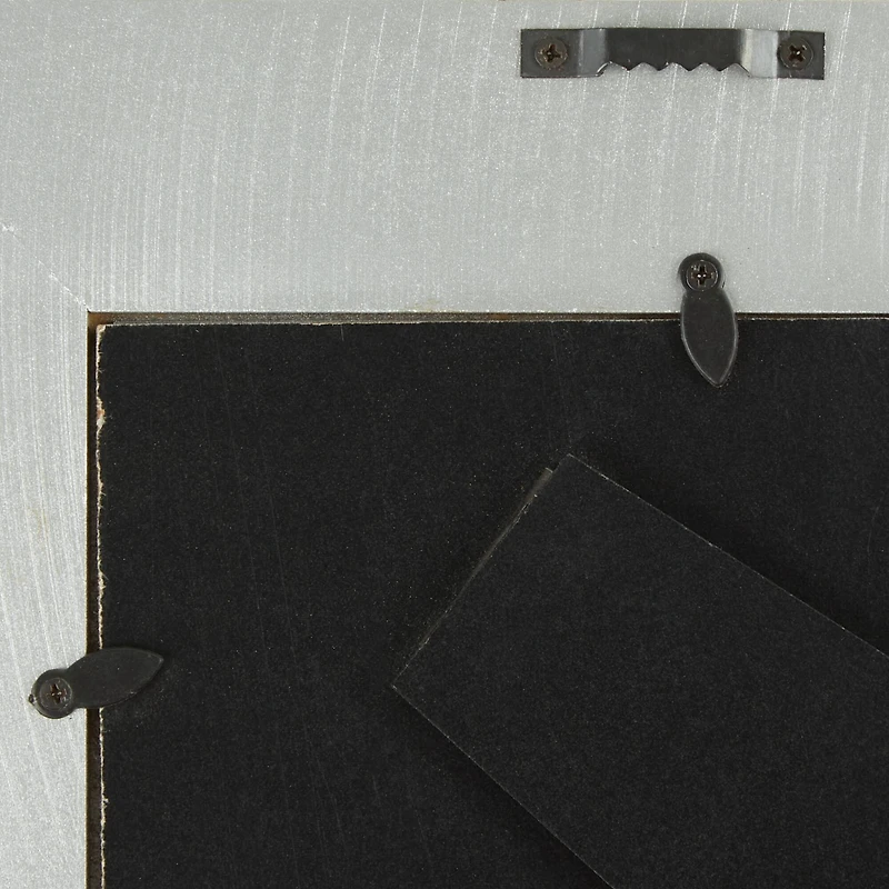 DII® Antique Silver Rub 5" x 7" Farmhouse Picture Frame