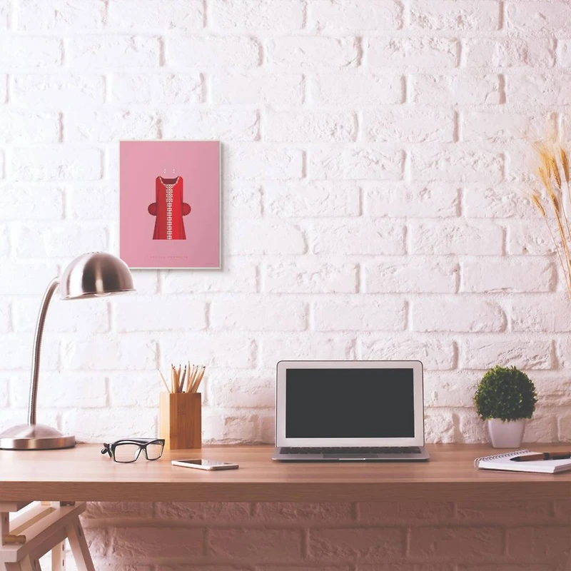 Stupell Industries Aretha Franklin Famous Fashion Design with Frame Wall Accent