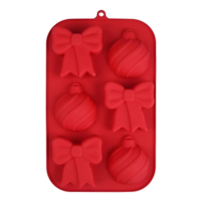 Bows & Ornaments Silicone Treat Mold by Makery™
