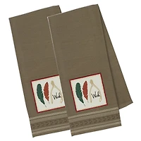 DII® Wish Embroidered Dishtowels, 2ct.