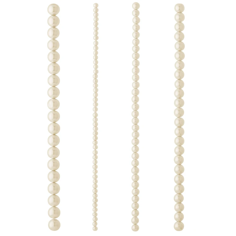 Light Pink Matte Glass Pearl Round Beads by Bead Landing™