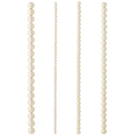 Light Pink Matte Glass Pearl Round Beads by Bead Landing™