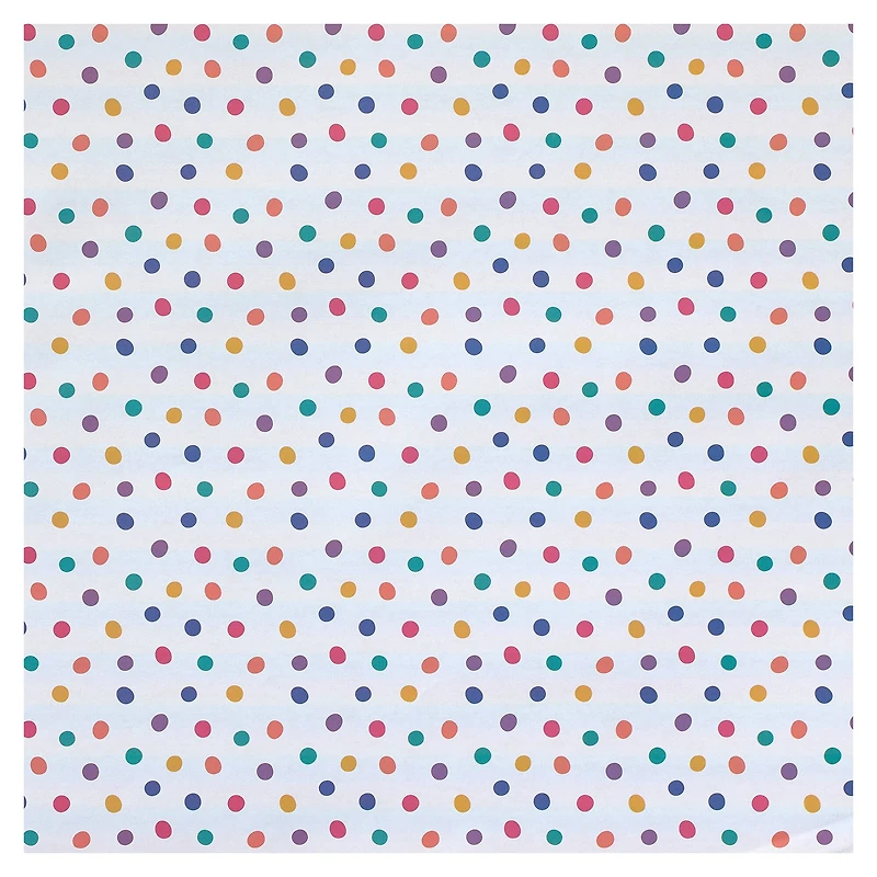 Rainbow Dot Stripe Double-Sided Cardstock Paper by Recollections™, 12" x 12"