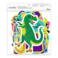 Groovy Dino Vinyl Die Cut Stickers by Recollections™