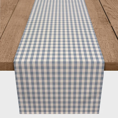 Plaid Cotton Twill Table Runner