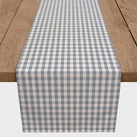 Plaid Cotton Twill Table Runner