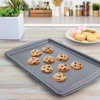 Oster Greystone 3 Piece Carbon Steel Cookie Sheet