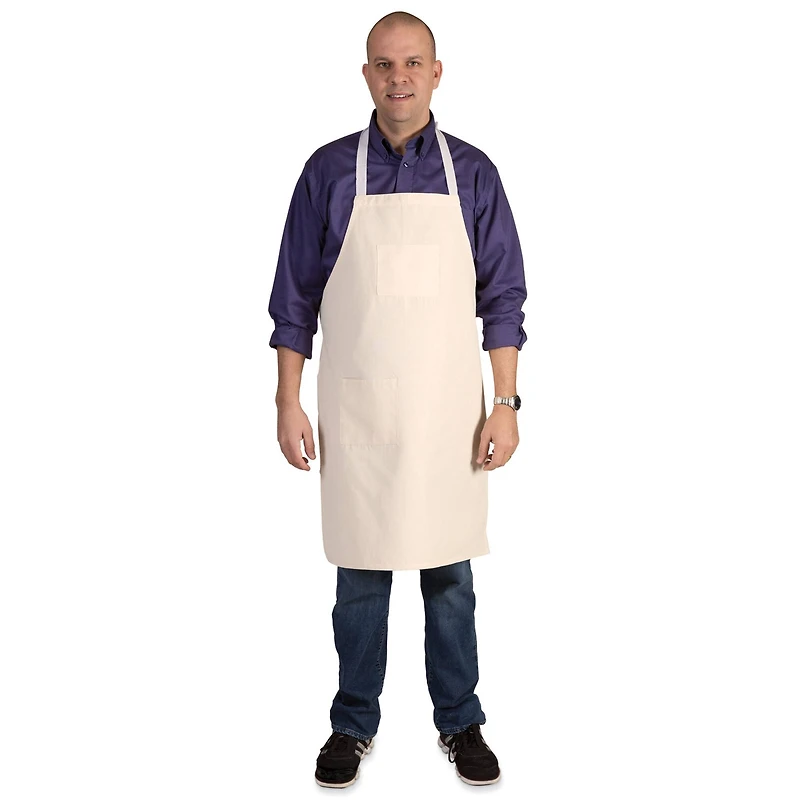 Creativity Street® Tan Adult Full Length Apron