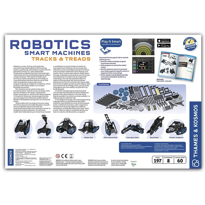 Thames & Kosmos Robotics Smart Machines Tracks & Treads Engineering Kit