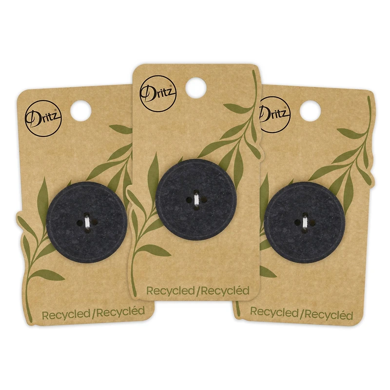 Dritz® 30mm Recycled Cotton Round Stitch Button