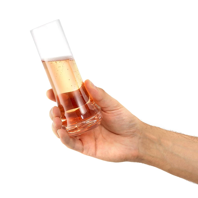 JoyJolt® Cosmos Crystal Champagne Glasses, 4ct.